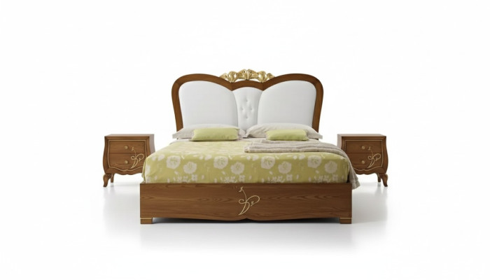 Slaapkamer set Bed + 2x Nachtkastjes Bedden Italiaanse meubels 3-delig.