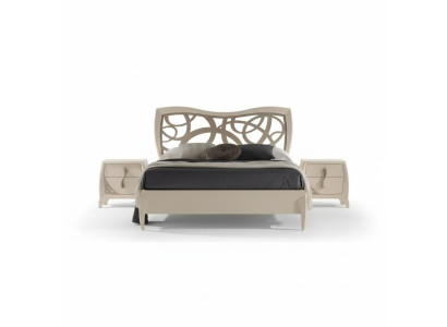 Bed 2x bedside tables 3-piece. Bedroom design luxury bedroom furniture