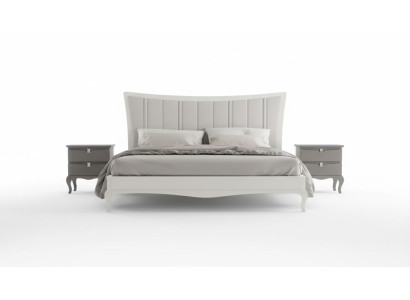 Ontwerp slaapkamer 3-delige set Bed 2x Nachtkastjes Modern Luxe Bedden Meubels