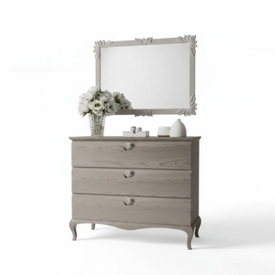 Ladenkast Spiegel Kast Luxe ladenkasten Plank Console Meubelset 2-delig.