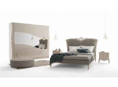 Slaapkamer Bed 2x Nachtkastjes Luxe Complete Sets Meubels Kamer 4-delig.
