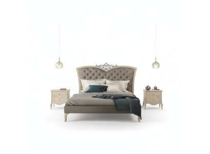 Slaapkamer meubels 3-delig set massief hout nachtkastjes 2x bed echt hout
