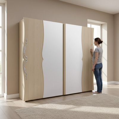 Echt houten kledingkast houten kast kast slaapkamer meubels Italië