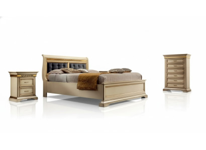 Compleet slaapkamerontwerp Modern Luxe bed 2x nachtkastjes ladekast