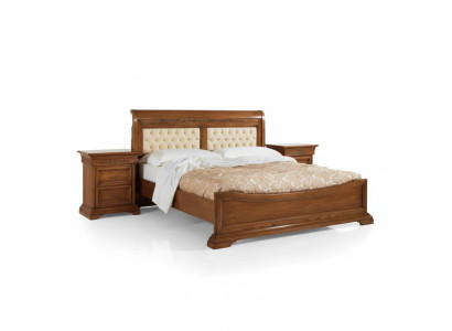 Slaapkamer Compleet Bed 2x Nachtkastjes Set Luxe Meubels 3-delig Bruin