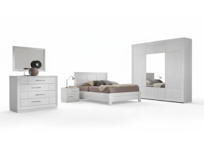 Luxe Compleet Slaapkamer Set Bed 2x Nachtkastjes Kledingkast