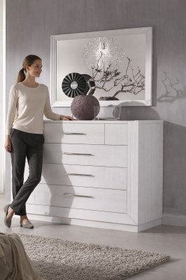 Moderne commode 2-dlg. Set Stijl Moderne commode Spiegel Italiaanse meubelen
