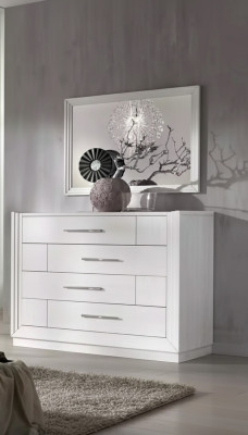 Moderne commode 2-dlg. Set Stijl Moderne commode Spiegel Italiaanse meubelen