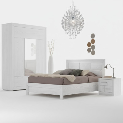 Design slaapkamer 3-delige set, bed 2x nachtkastjes Modern Luxe Meubelset Nieuw