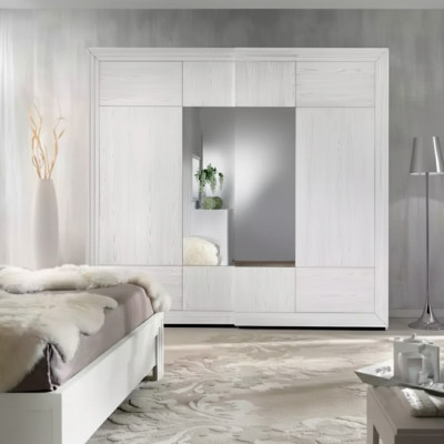 Kledingkast Wit Kast Hout Slaapkamer Design Modern Meubels Nieuw