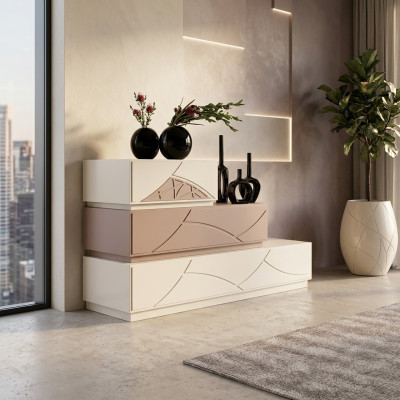 Italiaans meubelontwerp commode Modern Beige Luxe Houten Meubels Nieuw
