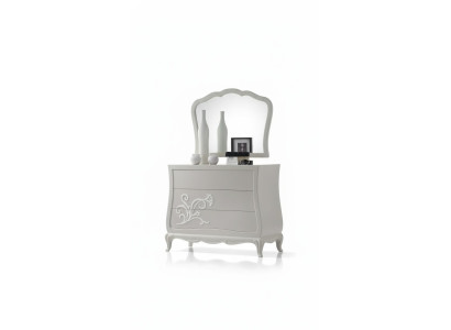 Luxe dressoir met spiegel Dressoir console Hout Modern design Grijs