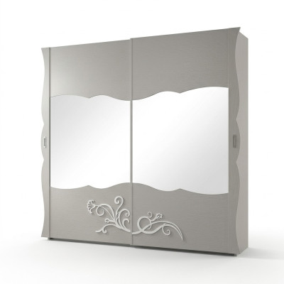 Kledingkast Luxe kast Houten meubels voor slaapkamer Grijs Modern