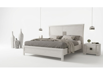 Bed 2x bedside tables 3-piece bedroom set design Modern Luxury Furniture