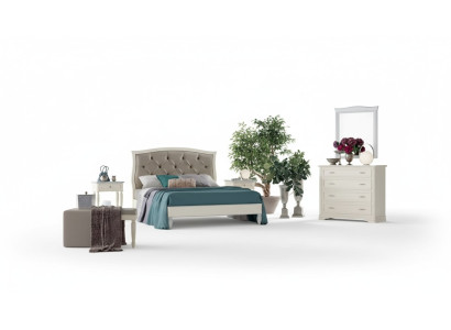 Bed 2x Nightstands 5-piece Bedroom Design Luxury Chest of Drawers Complete