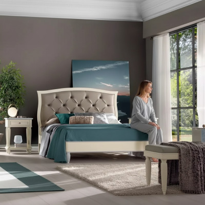 Bed 2x Night tables 3 pcs. Bedroom set Design Modern Luxury Group