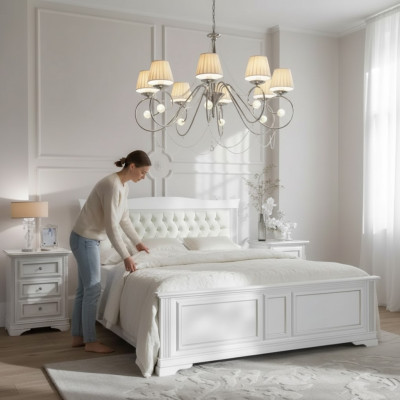 Compleet slaapkamer set Bed 2x Nachtkastjes 3 delig. Designer luxe