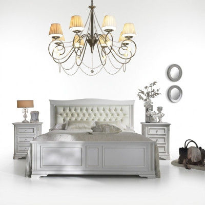 Compleet slaapkamer set Bed 2x Nachtkastjes 3 delig. Designer luxe