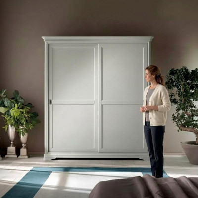 Modern Stijl Kledingkast Ontwerp Meubels Slaapkamer Wit Kast Nieuw