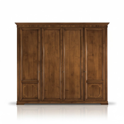 Kledingkast Kast Luxe Houten Designmeubelen Slaapkamer Bruin Nieuw