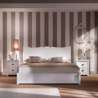 Slaapkamerontwerp Modern Luxe Slaapkamer Bed 2x Nachtkastjes 3-delig
