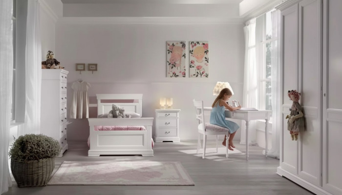 Set Bed Kledingkast Bureau 4-delig Compleet Jeugdkamer Nieuw