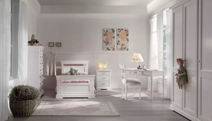 Set Bed Kledingkast Bureau 4-delig Compleet Jeugdkamer Nieuw