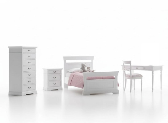 Set Bed Kledingkast Bureau 4-delig Compleet Jeugdkamer Nieuw