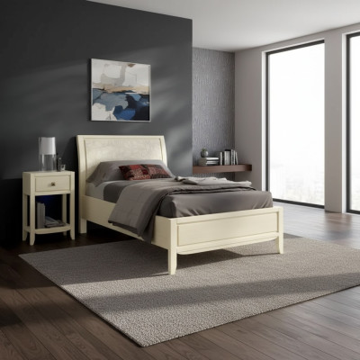 Luxe slaapkamer set nachtkastje bed 2-delig Compleet set Designinrichting Nieuw