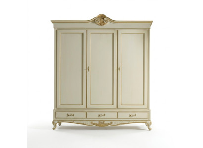 Klassieke stijl kledingkast kast houten garderobe slaapkamer nieuw
