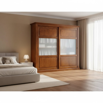 Slaapkamer meubels Italië houten kast kast massief houten kledingkast