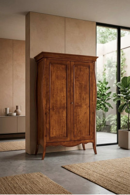 Kast van massief hout Garderobe Massief slaapkamermeubilair Italië Nieuw