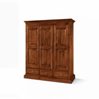 Luxe kledingkast Designer kasten Meubels Hout Bruin Nieuw