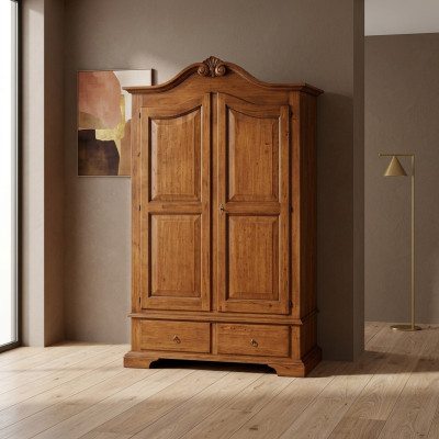 Kledingkast Slaapkamer Design Hout Italiaanse Meubels Bruin Nieuw