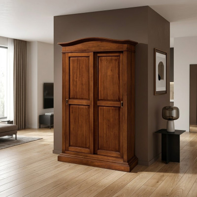 Klassieke kledingkast Houten kast Slaapkamerkasten Houten meubelen