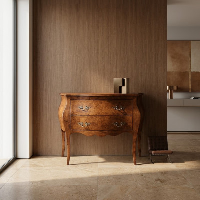 Italiaanse meubels Bruin Dressoir Designer meubels Hout Slaapkamer Nieuw