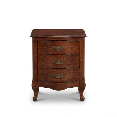 Nachtkastje Luxe Houten Nachtkastjes Tafel Consoles Klassieke Stijl Bruin