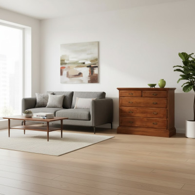 Houten luxe meubel kast ladekast kasten slaapkamer design dressoir