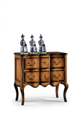 Ladenkast met 2 laden, dressoir houten kast, commodes bruin nieuw.