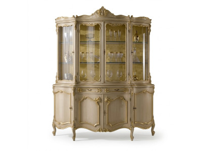 Woonkamer vitrine glazen kast kasten vitrines hout Italiaanse meubels  Woonkamer vitrine glazen kast kasten vitrines hout Italiaanse meubels
