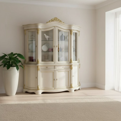 Vitrine Italiaanse luxemeubels Vitrines dressoir kast glasontwerp