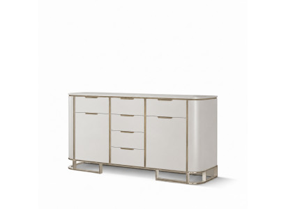 Dressoir Italiaans houten meubeldesign Luxe wit dressoir kast Nieuw