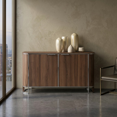 Dressoir Designer Luxe Kasten Ladenkast Bruin Klassiek Ontwerp Nieuw