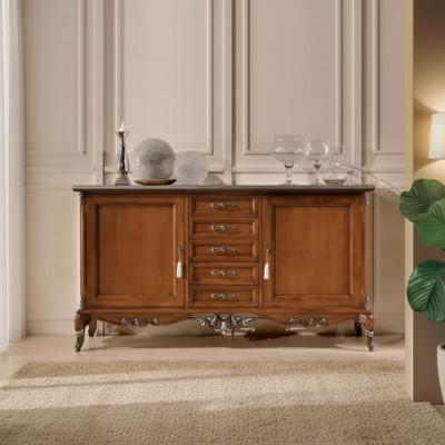 Sideboard Ladekast Dressoir Massief Hout Woonkamer Italië Kast Meubels