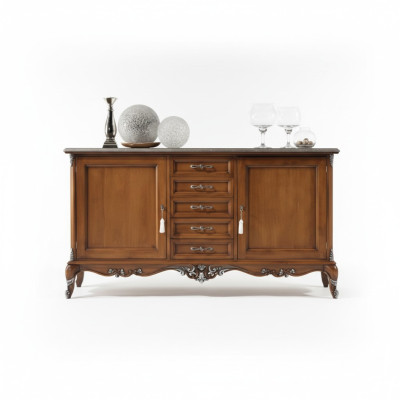Sideboard Ladekast Dressoir Massief Hout Woonkamer Italië Kast Meubels