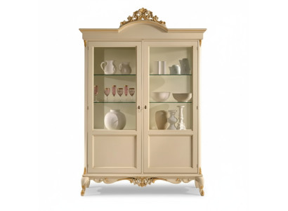 Ontwerp houten kast vitrinekasten Italiaanse stijl meubels dressoir