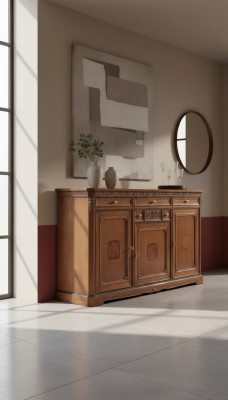Klassieke kast Massief houten meubels dressoir Italiaanse inrichting
