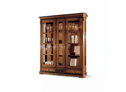 Italiaanse luxe woonkamer meubels vitrinekast klassieke stijl nieuw