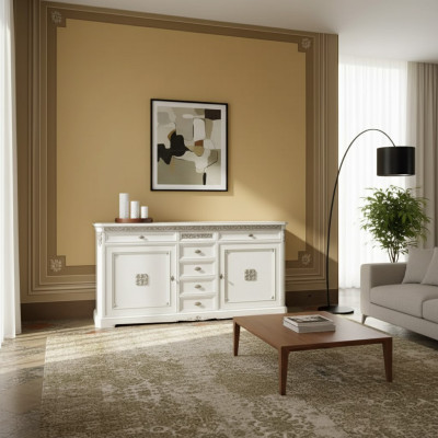 Dressoir massief hout Italiaanse kast meubels dressoir woonkamer