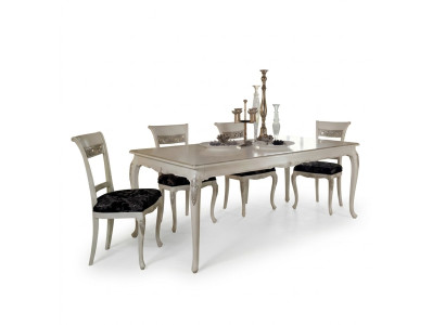 Eetkamer set Eettafel 4x Stoelen Garnituur Tafel Groep 5-delig Volledig